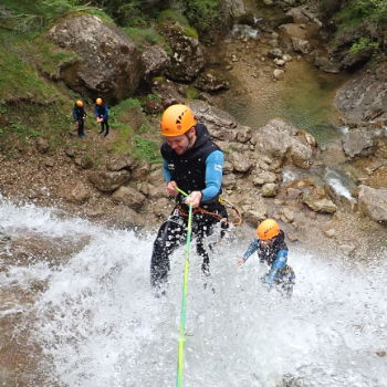 rappel de 28m canyon des ecouges